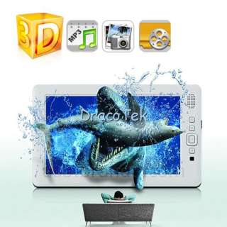   P83 8 inch LCD Portable 3D Media Player Features Glasses Free 3D PMP