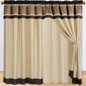   Coffee Curtains 2 x Panels 60x84ea. with Valance