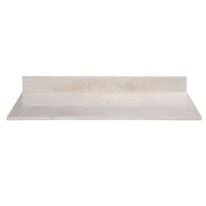   Sinks with Backsplash, Galala Beige Marble, 49 Inch