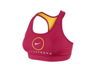Nike Womens LiveStrong Pro Compression Reversible Sports Bra Top 