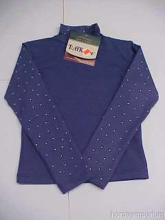   Western Show Shirt Slinky Turtle nk Crystals Purple Girls/Child Small