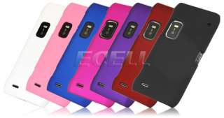 Ecell Premium Range   Hybrid Rubber Back Case for Nokia E7   Black