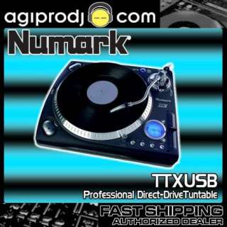 Numark TTXUSB PROFESSIONAL DIRECT DRIVE TURNTABLE USB  
