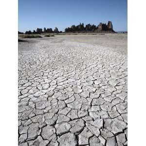  Desolate Landscape of Lac Abbe, Dotted with Limestone 