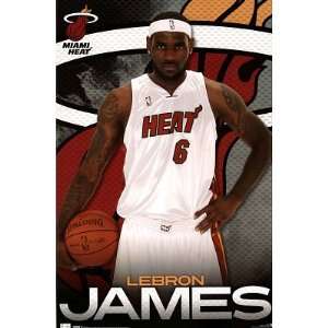 Trends Miami Heat Lebron James Poster 22 X 34  Sports 