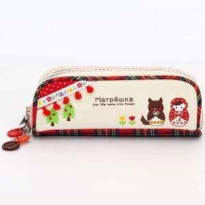  Little Red Riding Hood matryoshka pencil case with wolf 