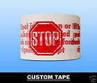 Stop Sign Packing Tape 2 inch 110 Yard 36 Rolls Case  