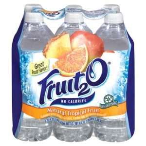 Calories Natural Tropical Fruit Flavored Water 6 pk   16 oz (Pack of 4 