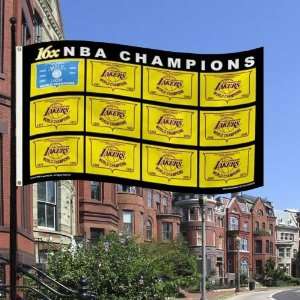  Los Angeles Lakers 2010 NBA Champions 16 Time Champs 3 x 5 