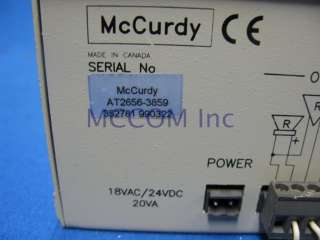 McCurdy AT 2656 Six Channel Stereo Monitor System  