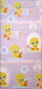 BABY LOONEY TUNES * gift wrap paper SYLVESTER TWEETY TAZ  