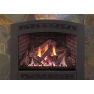  Textured Black Nantucket Arched Front for LX36 Direct Vent 