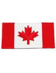   Flag Embroidered Patch Canadian Maple Leaf Iron On National Emblem