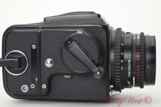 Hasselblad 500CM Black Camera Set + 80mm C T* Planar Lens + A12 Back 