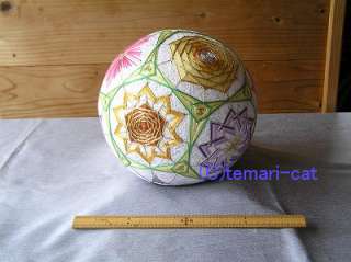 Large Temari ball The flower for 12 months of Japan.  