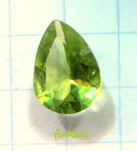 Large Teardrop Chinese Peridot You Choose Stone, each purchase is for 
