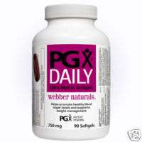 WEBBER NATURALS PGX Daily 750 mg, 90 Softgel Capsules  