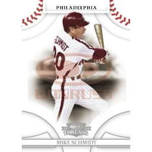 Mike Schmidt / Philadelphia Phillies / 2008 Donruss Threads Baseball 