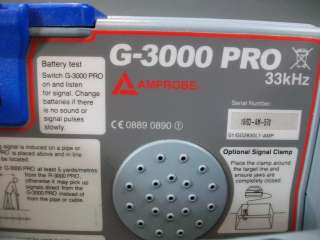 Amprobe G 3000 Pro Cable and Pipe Locator Transmitter  