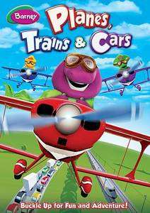 Barney Planes, Trains Cars DVD, 2012 884487112353  