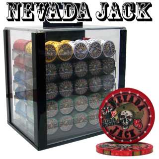 1000 ct Nevada Jack Poker Chips