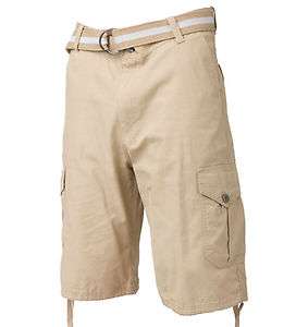 SOUTHPOLE Mens Washed Cargo Shorts  NWT SP Collection Khaki 
