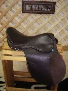   17 English all purpose Saddle Horse Tack Brown Leather A102  