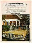 1967 Pontiac Bonneville 4 Door Sedan car ad  