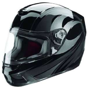   Sabre Adult Street Motorcycle Helmet   Shadow / Medium Automotive