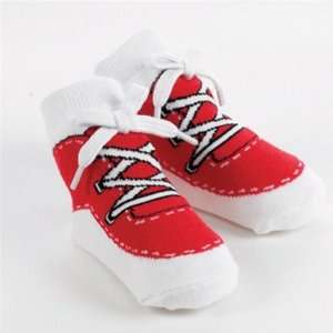  All Boy Red Sneaker Socks by Mud Pie Baby