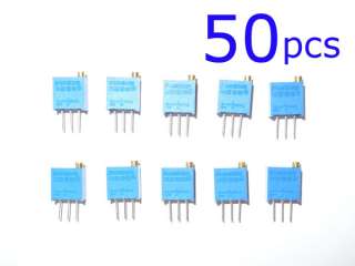 50 x 1M ohm Precision 3296 Variable Resistors Trim Pot  