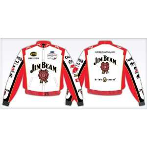  Robby Gordon Jim Beam Twill NASCAR Uniform Jacket by 