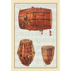  Native American Drums 20x30 Poster Paper