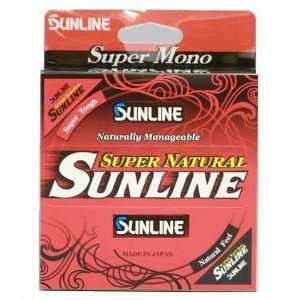 Sunline Super Natural Mono Clear 6Lb/330 Yd Sports 