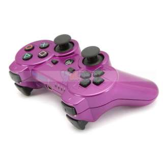 Hot Deep Purple Bluetooth Wireless Game Controller Sony PS3  