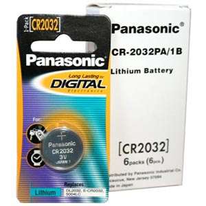 Panasonic CR2032 Coin Cell Lithium Battery KCR2032  