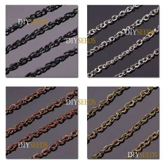 Wholesale Jewelry Findings Fashion Curb Iron Chain unfinished Crafts 