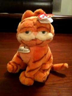 Ty Beanie Baby Garfield Movie Cool Cat RETIRED RARE  