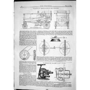  1882 ENGINEERING MANTLE THRASHING MACHINES FOSBERY 