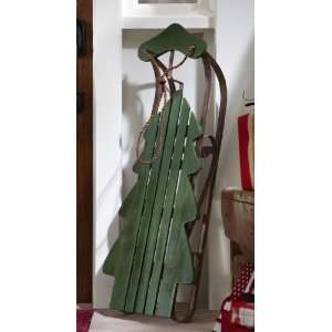  Vintage Look Christmas Tree Decorative Wooden Sled by 