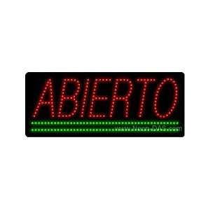  Abierto Open LED Sign 11 x 27