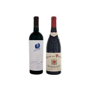  Collector Combo   Opus One and Clos Des Papes Grocery 