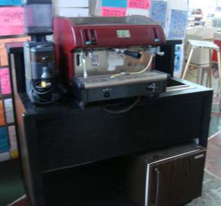 Bar Package   Bar, Cappuccino Machine, Refrigerator, and Grinder
