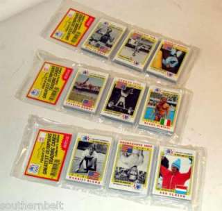 Greatest Olympians Trading Cards Set 45 NEW from 1983  