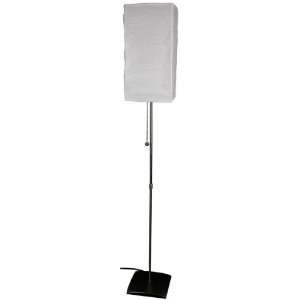 Paper Shade Floor Lamp   Silver (Silver) (60H x 6W x 6D 