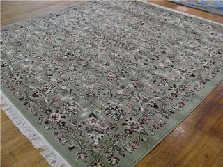 GREEN 11x11s Tabriz Area Persian Rug Oriental FREE S&H Carpet  
