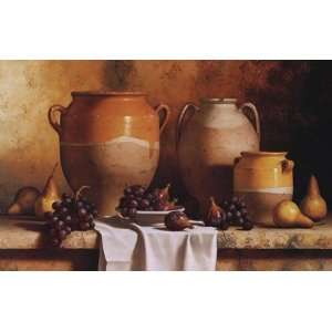 Confit Jars with Fruit by Loran Speck 38x24  Grocery 