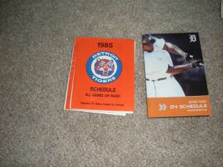 2004 Detroit Tigers Pocket Schedule FOLDED  