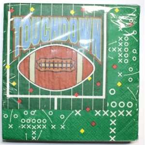  Football Playbook Paper Lunch Napkin (20 Pack) Kitchen 