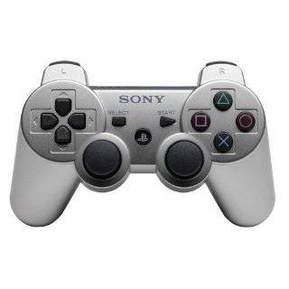 PlayStation 3 Dualshock 3 Wireless Controller (Satin Silver) by Sony 